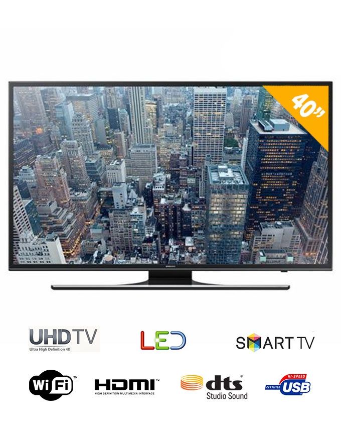 Samsung 40 UHD Flat Smart TV - 4K - 40JU6470 - Noir
