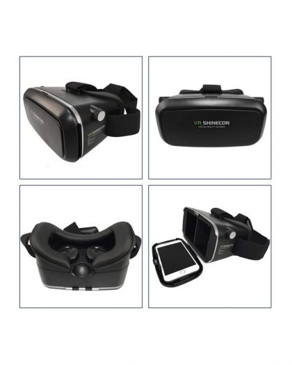 Casque VR Shinecon 10.0 Casque 3D lunettes Casque de réalité virtuelle pour  IPhone Android Smartphone lunettes de téléphone intelligent ensemble de  Lunette, ✓ Meilleur prix au Maroc et ailleurs