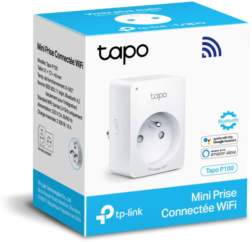 Tunewtec - 🔥 Prise Connectée #Tplink Tapo P100 🛒 ✓ Commande à